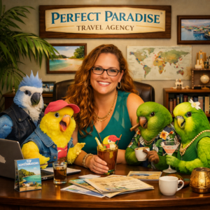 company photo w birds